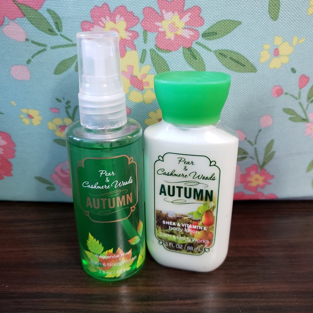Body spray and lotion